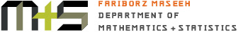 Fariborz Maseeh Department of Mathematics and Statistics