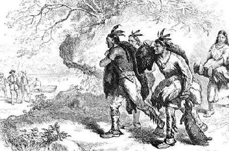Iroquois Trappers and Fur Traders rendevous