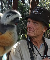 Dr. Ritchie with lemur