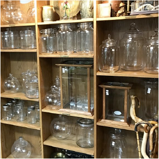 The great wall of glassware