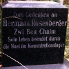 [Memorial Stone for Holocaust Victim]