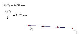 trisection of a line