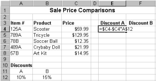 what is a relative cell reference excel used for