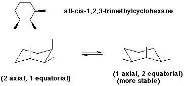 conformation chair homework answers equatorial substituents preferred axial predict conformations simply based number which two