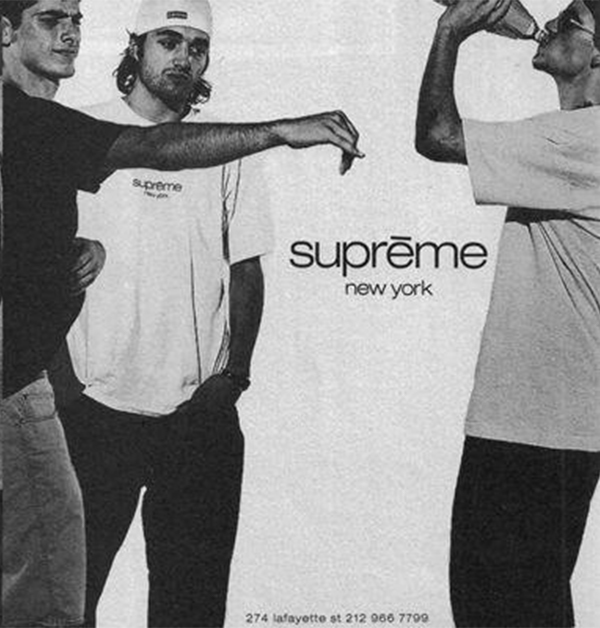 Supreme 90's ad