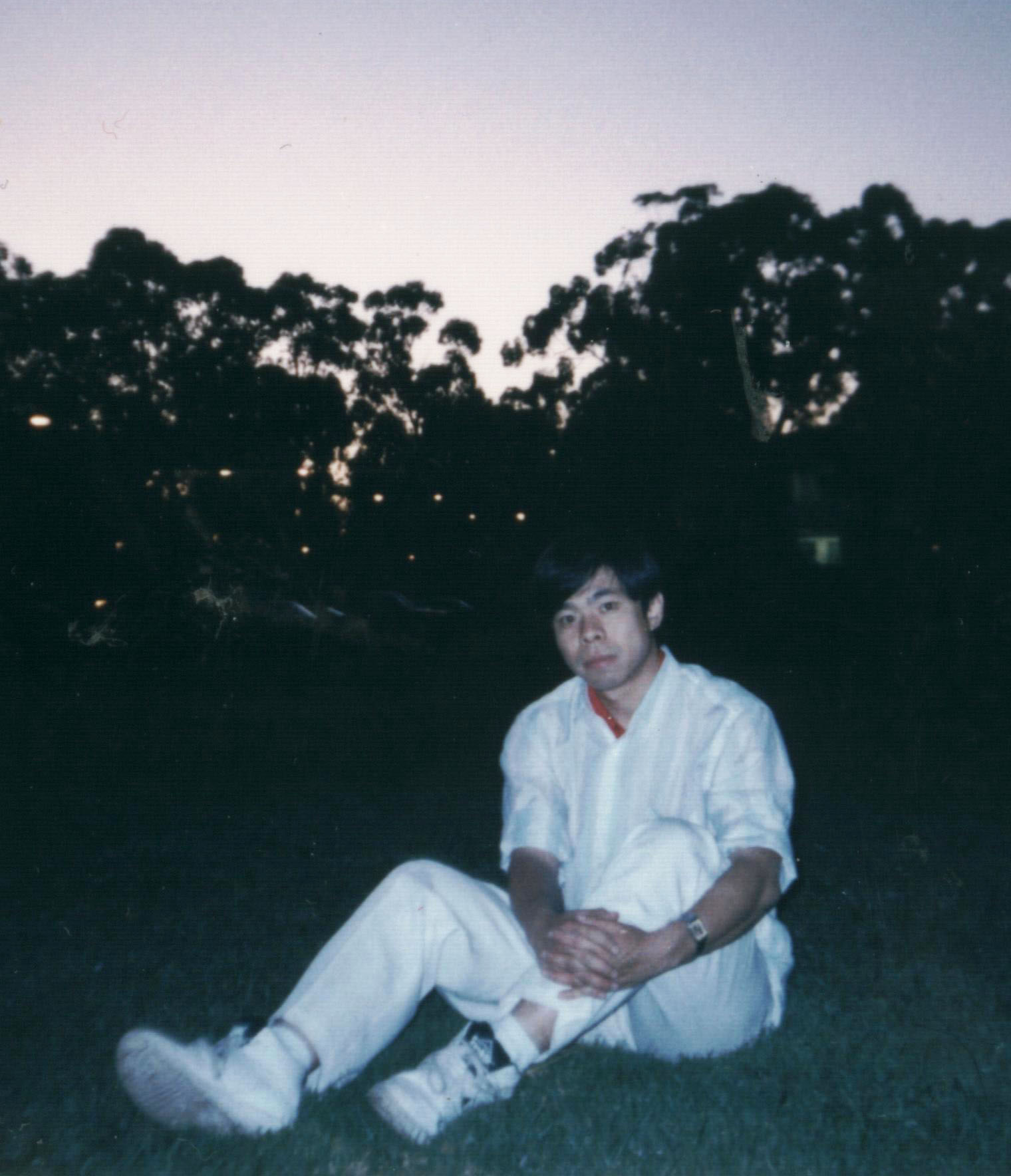 Bin Jiang on a UCSB Green Lawn, December 1995