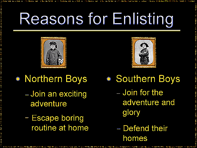 Reasons for Enlisting