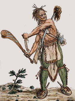 Iroquois Warrior from the 1700's