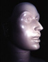 close-up of binaural dummy head