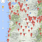 Google Map Image of Thesis Database