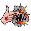 finger bang logo