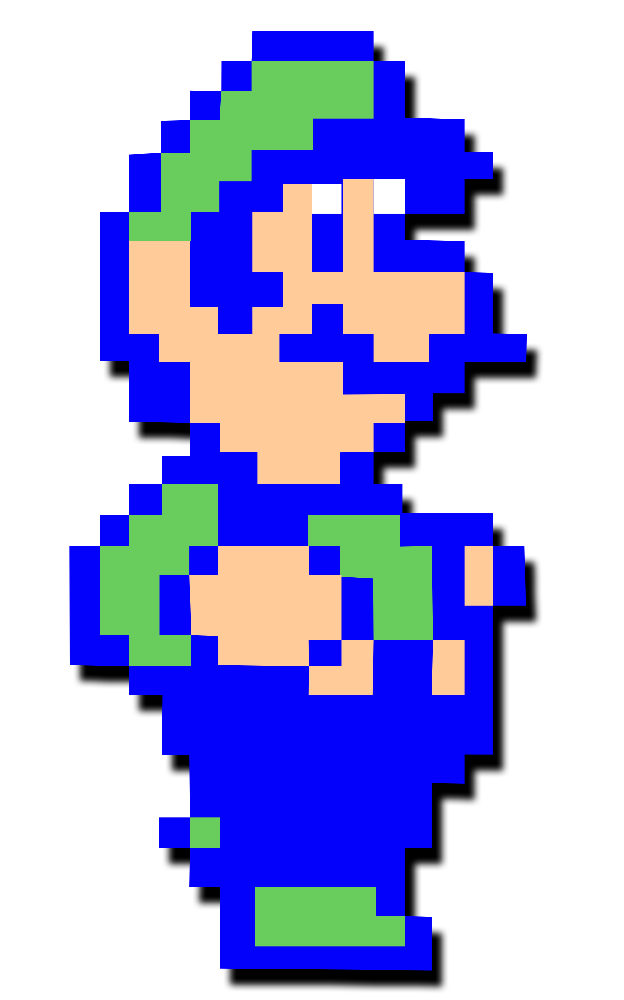 Original Pixel Art for Luigi