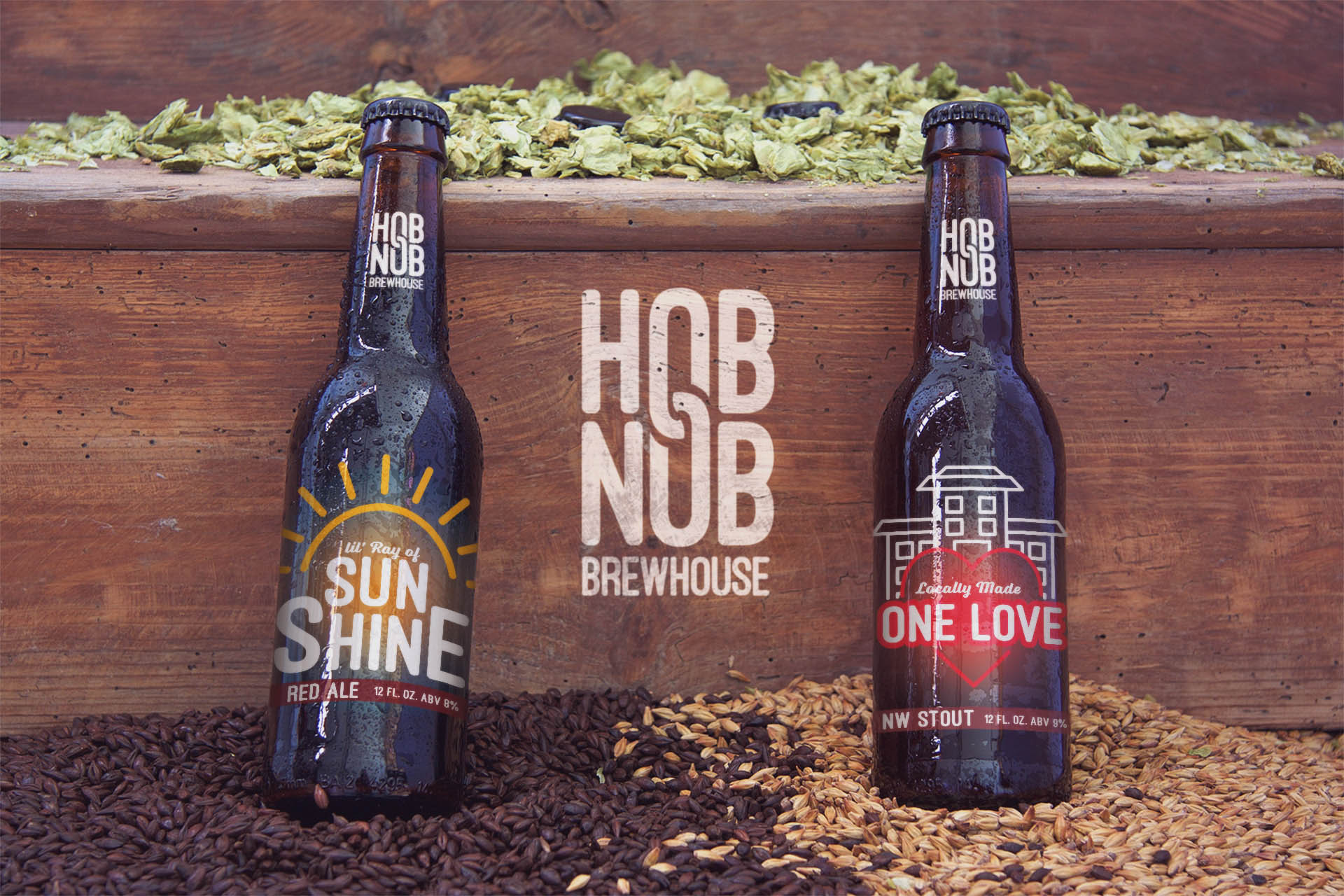 Hob Nob Beer Labels