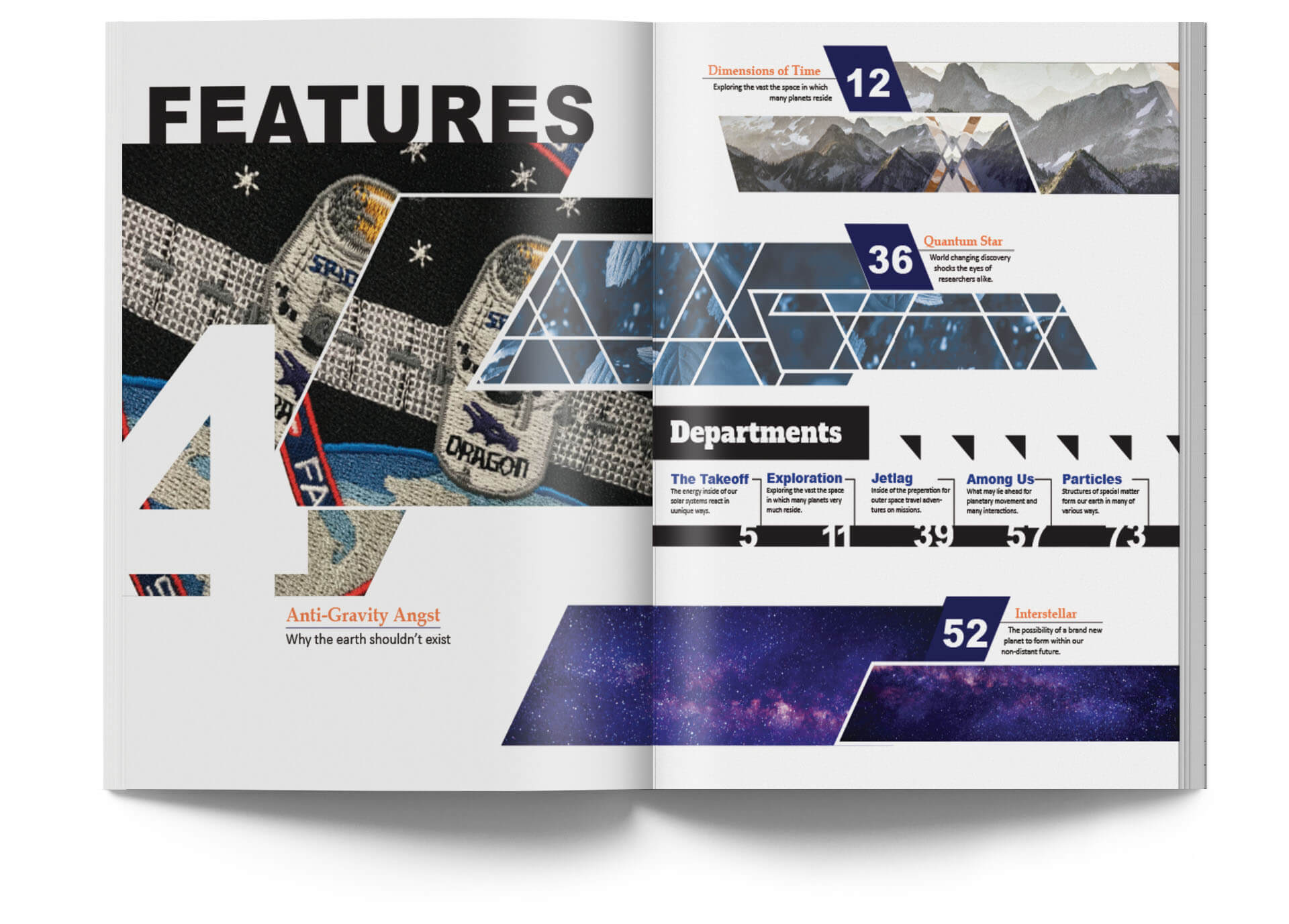 Astro Magazine Table of Contents