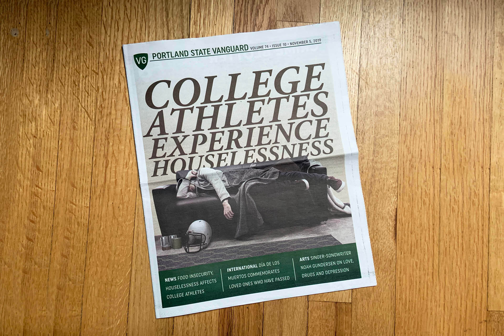Athletes Experience Houselessness Cover