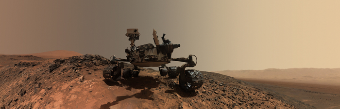 Selfie of the Curiosity rover