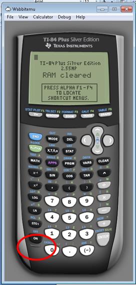 picture of calculator on screen