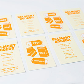 Belmont Bodega Branding